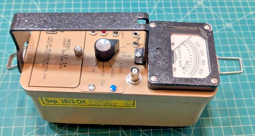 1x Ludlum Model 12 RateMeter, CALIBRATED, and GUARANTEED for 1 yr
