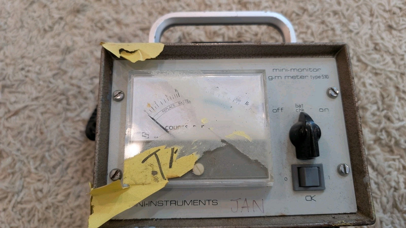 Mini Monitor Series 5.10 With End Window Probe Geiger Counter Meter