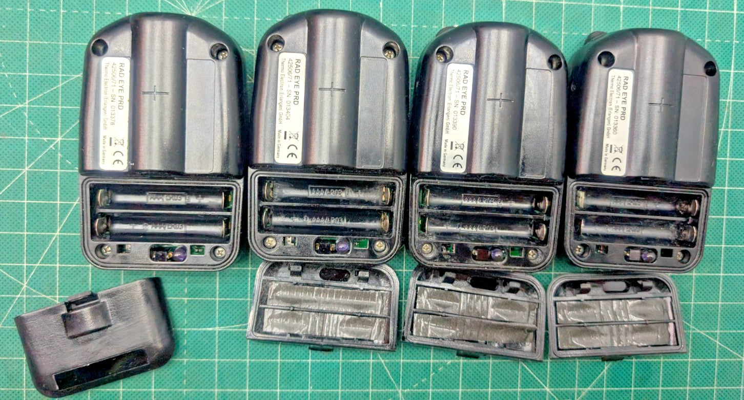 PARTS ONLY 4x RadEye PRD complete units READ!