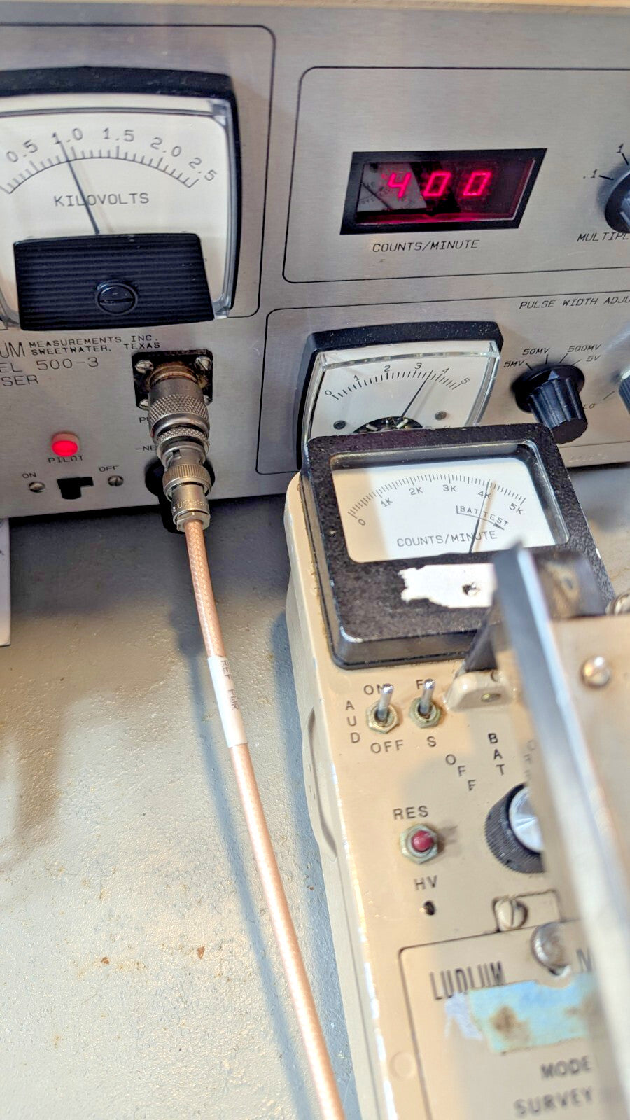 1st Gen. 1x Ludlum Model 3 Survey Meter, Verified, and GUARANTEED for 1 yr