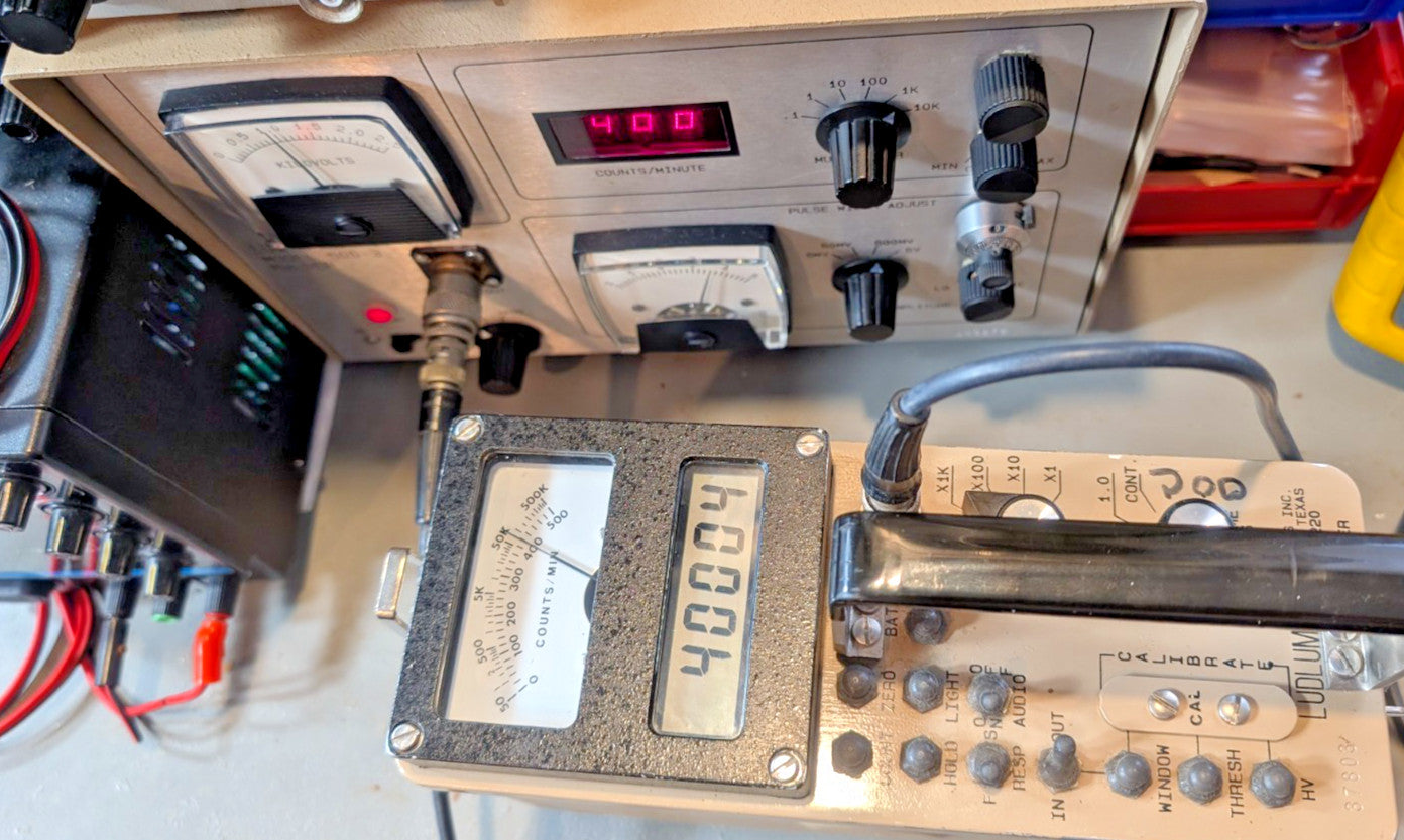 1 Yr. Guaranteed Tested and Adjusted Ludlum Model 2220 Scaler Ratemeter!