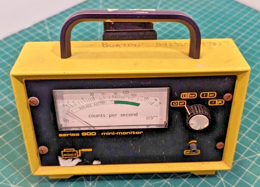 Series 900 Mini-monitor G-M Tube Verified, and GUARANTEED No Probe