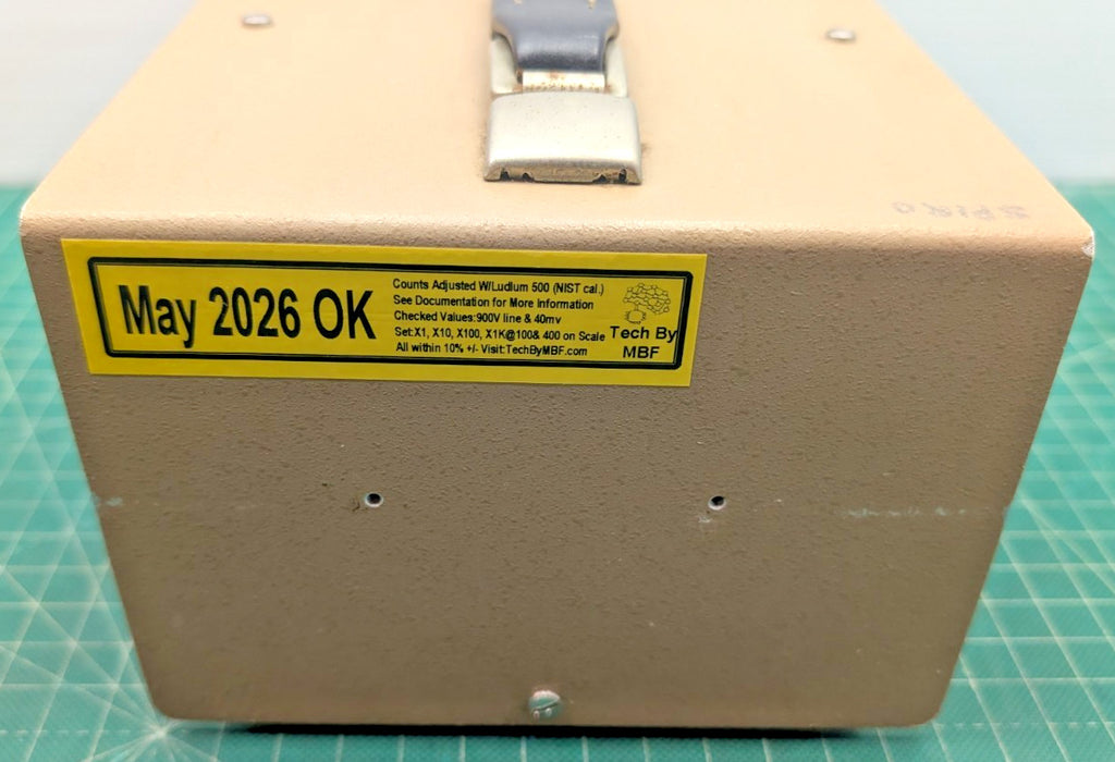 1x Ludlum Model 177 Bench Top Counter, Tested, NIST traceable, 1 Year Guaranteed