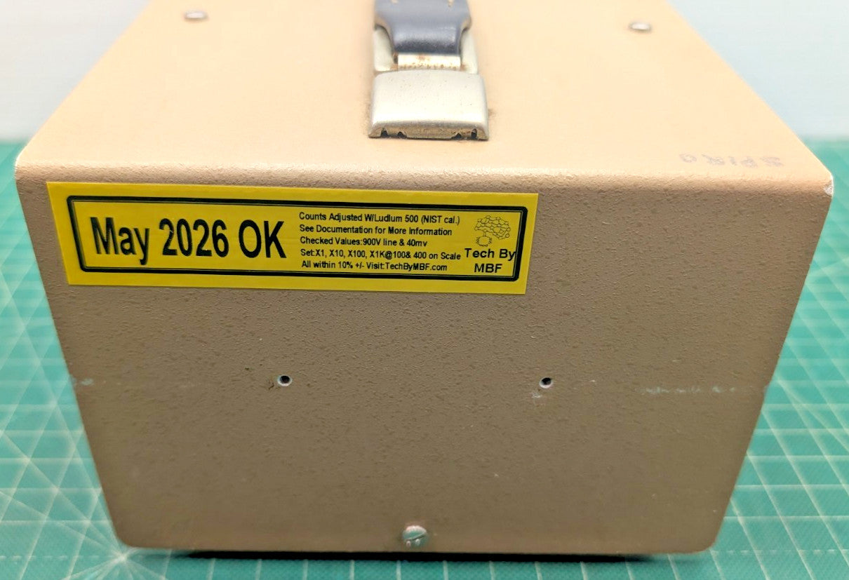 1x Ludlum Model 177 Bench Top Counter, Tested, NIST traceable, 1 Year Guaranteed