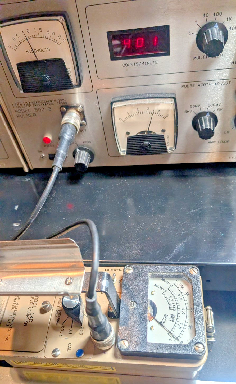 NIST 2025 Calibrated! Ludlum Model 14C + 44-7 Probe Guaranteed for 1 year!