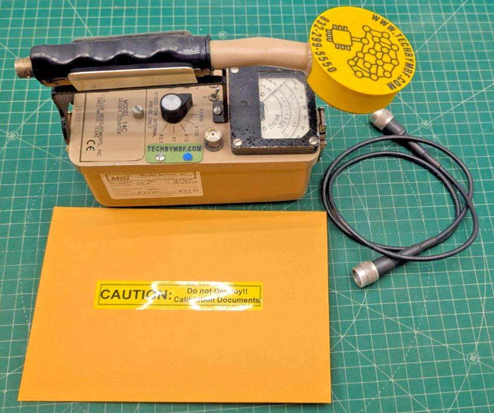 1x 2026 Calibrated Ludlum Model 14C with 44-9 and hard side case 1yr Guarantee!