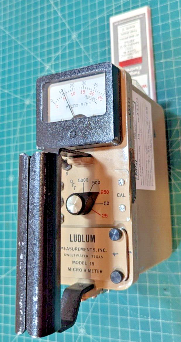 Ludlum Model 19 NaI Micro R Survey Meter 2026 Lab Calibrated 1 Yr Guarantee