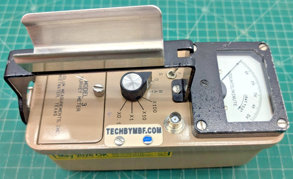 1x CLEAN BNC Ludlum Model 3 Survey Meter CPM 44-9 '26 Calibrated, and GUARANTEED