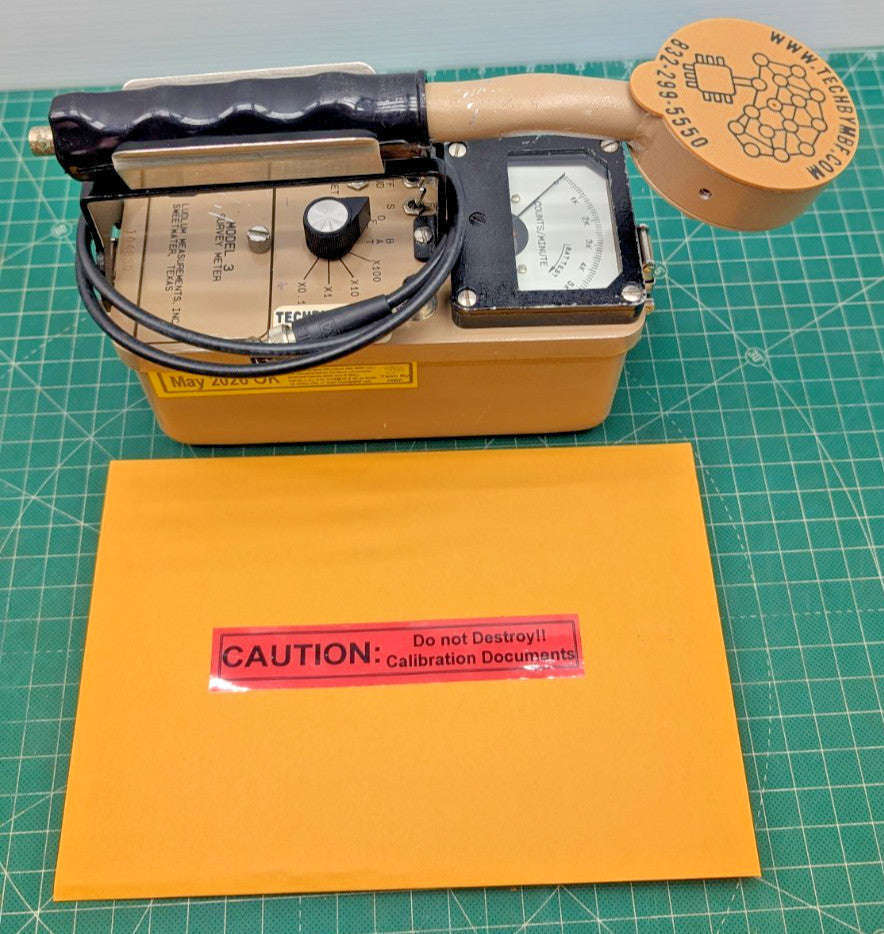 1x CLEAN BNC Ludlum Model 3 Survey Meter CPM 44-9 '26 Calibrated, and GUARANTEED