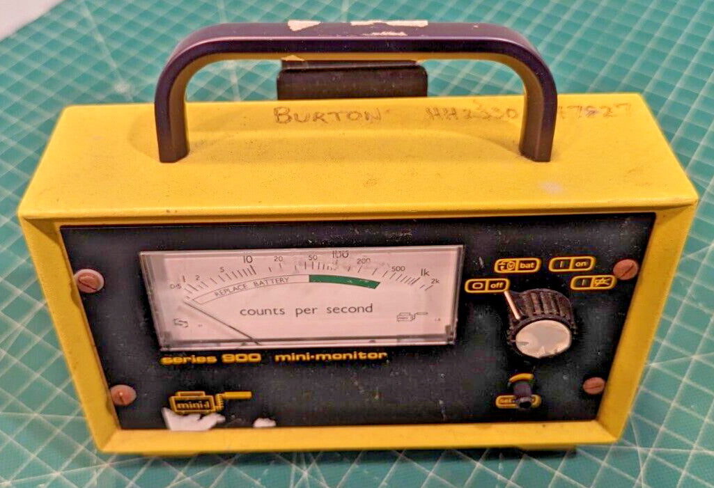 Series 900 Mini-monitor G-M Tube Verified, and GUARANTEED No Probe