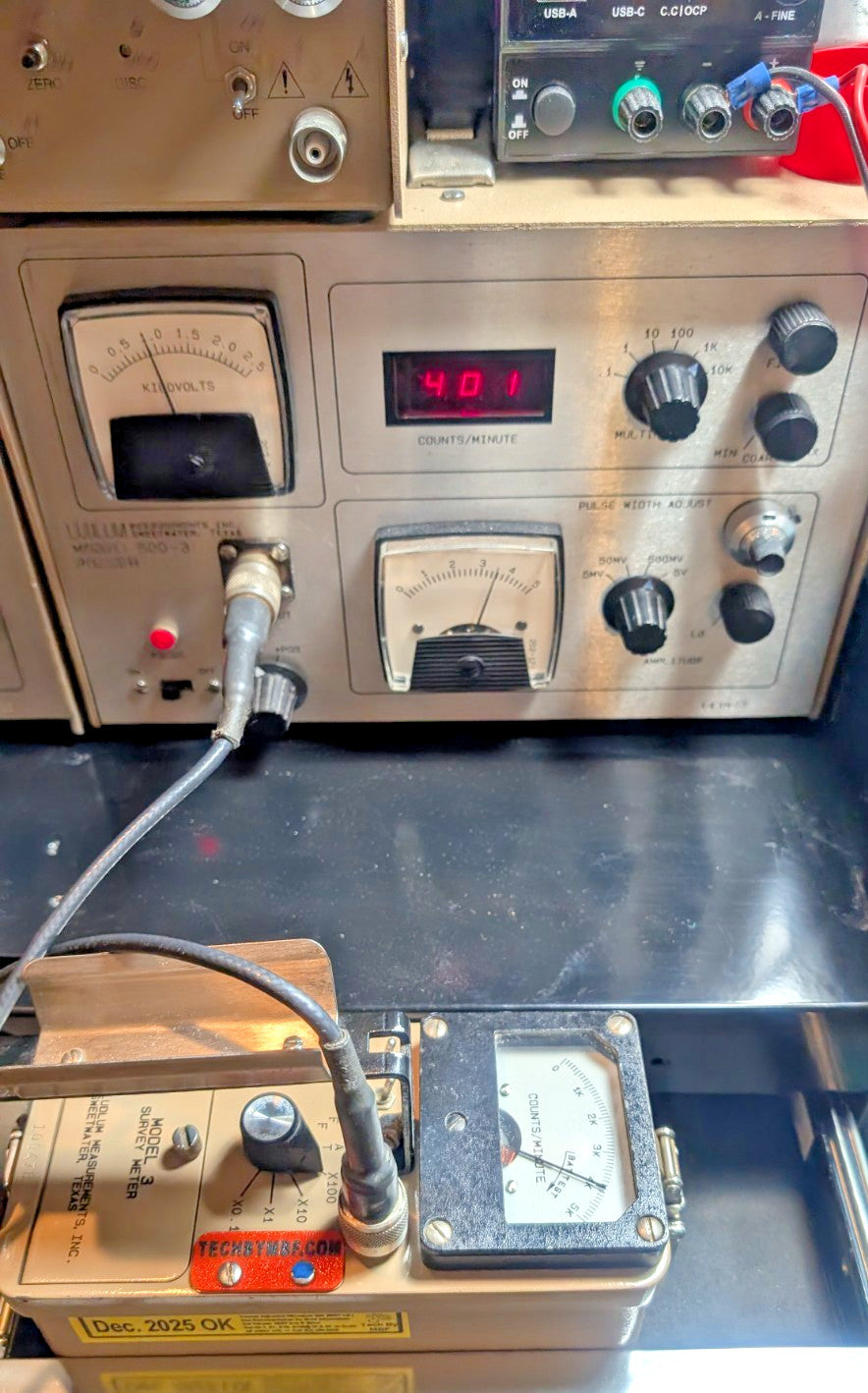 NIST 2025 Calibrated! Ludlum Model 3 + 44-6 Probe Guaranteed for 1 year!