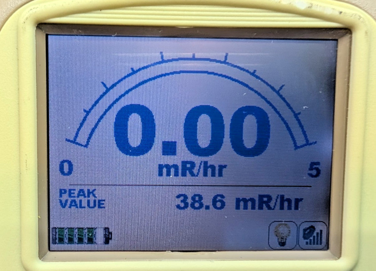 1x REPAIR Display Screen LUDLUM Ion Chamber 9DP 9DP-1 and Similar Cracks, Lights
