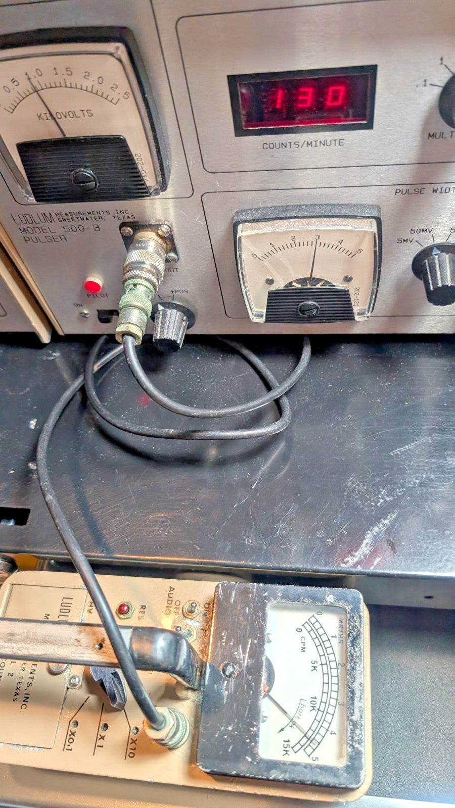 1x Ludlum Model 2 Scintillator BNC & Ready, CALIBRATED, and GUARANTEED for 1 yr