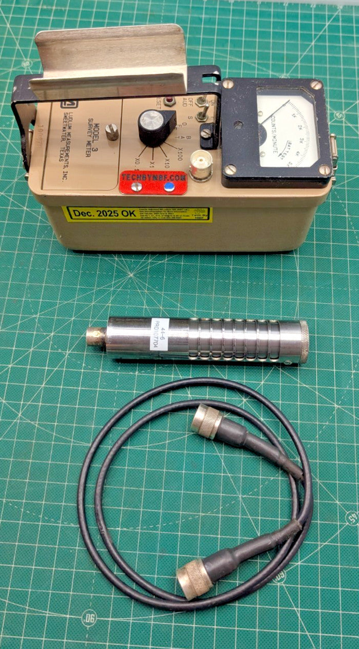NIST 2025 Calibrated! Ludlum Model 3 + 44-6 Probe Guaranteed for 1 year!