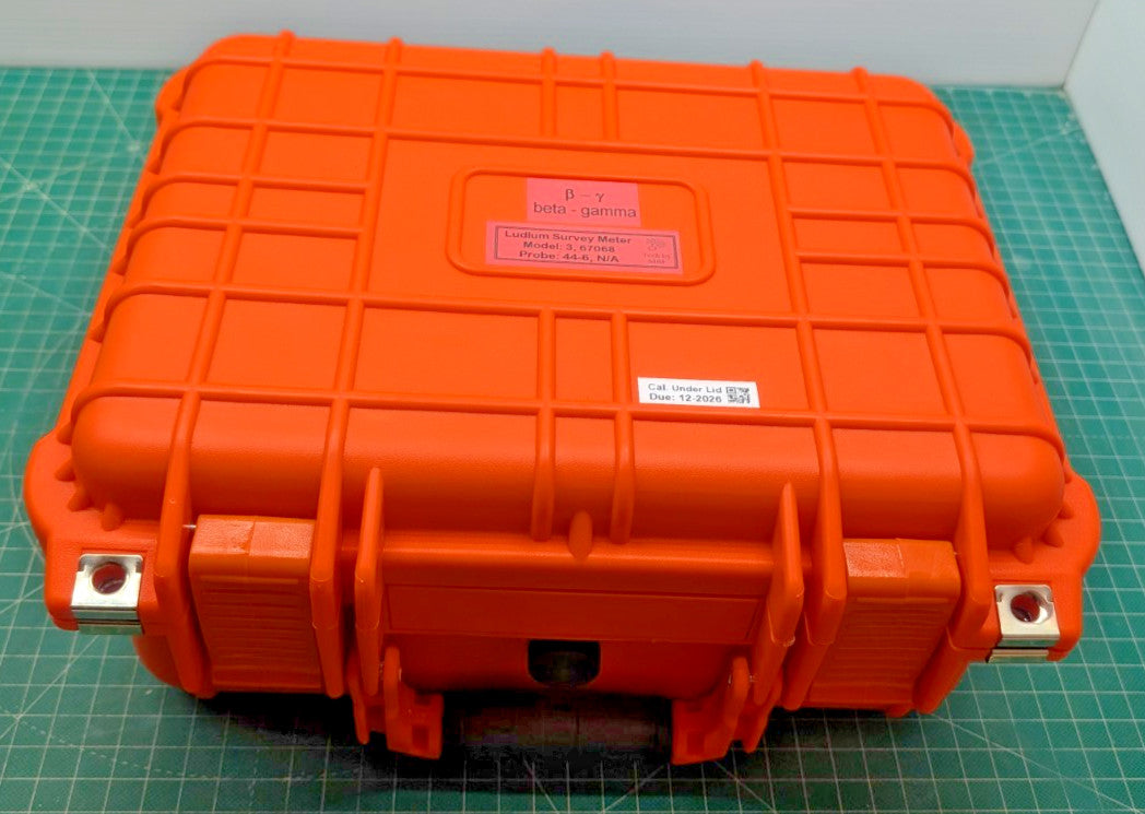 1x 2025 Calibrated Ludlum Model 3 with 44-6 and hard side case 1yr Guarantee!