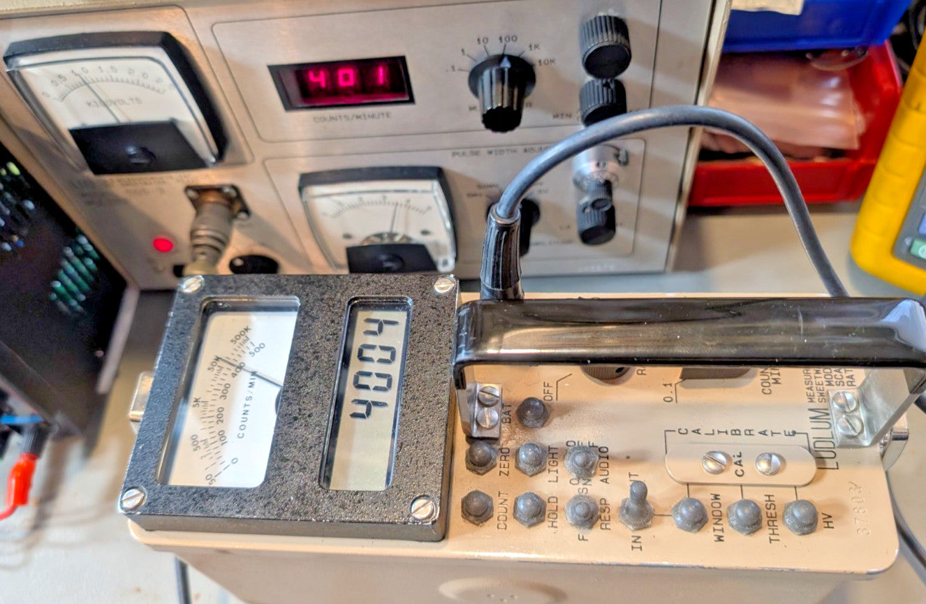 1 Yr. Guaranteed Tested and Adjusted Ludlum Model 2220 Scaler Ratemeter!