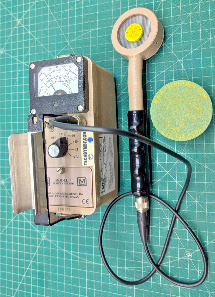 µSv Scale!! Guaranteed & 2026 Calibrated! Ludlum Model 3 + 44-9 Probe +Case