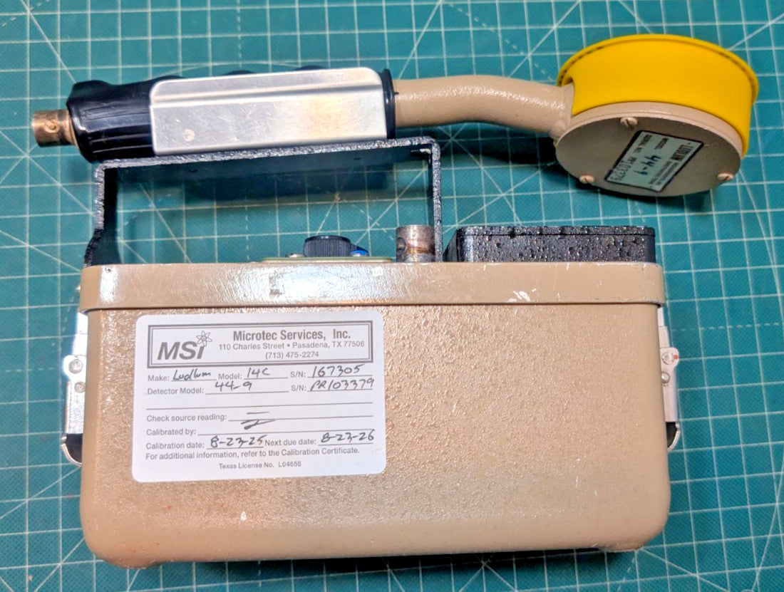 Guaranteed & NIST 2026 Calibrated! Ludlum Model 14C + 44-9 Probe +Case
