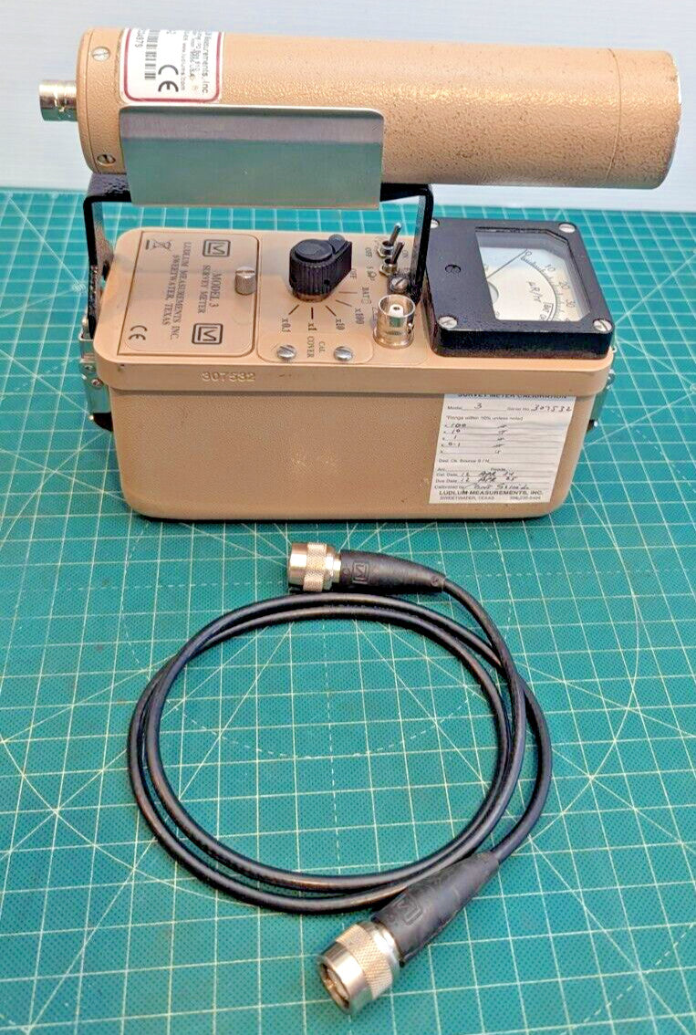 NORM Meter Ludlum Model 3 + 44-2 Case 2026 CALIBRATION! 1yr guarantee