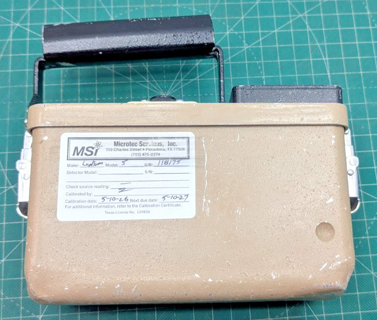 1x Guaranteed & 2026 Calibrated Ludlum Model 5 Geiger mR Meter With Hard Case