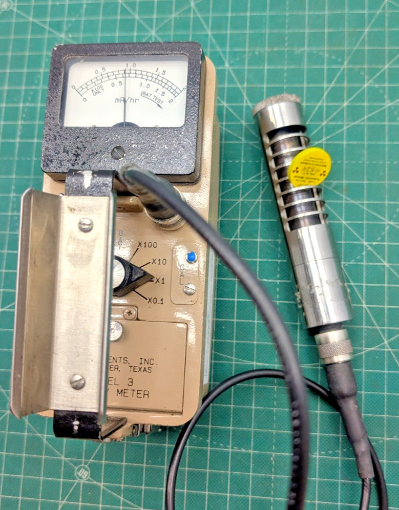 1x 2025 Calibrated Ludlum Model 3 with 44-6 and hard side case 1yr Guarantee!