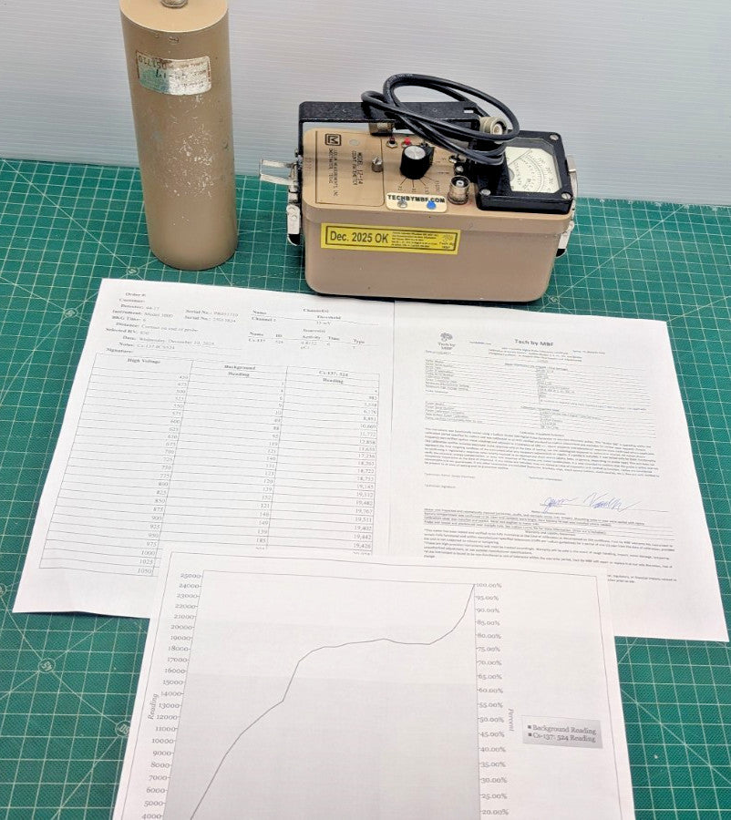 Ludlum Model 12-14 with GIANT 44-17 2025 CALIBRATION + 1yr guarantee!