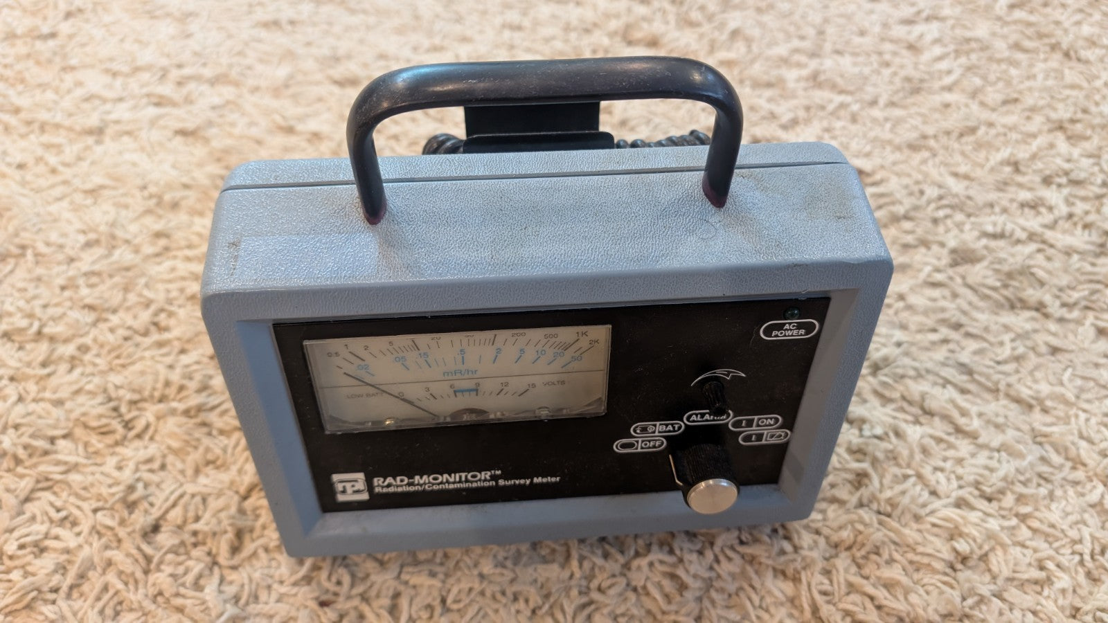 Rpi Gm-2 Survey Meter For End Window Probe Or Other Geiger Counter Meter
