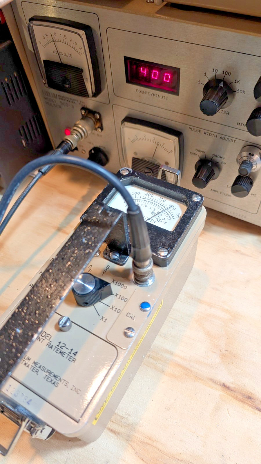 1x Ludlum Model 12 RateMeter, CALIBRATED, and GUARANTEED for 1 yr