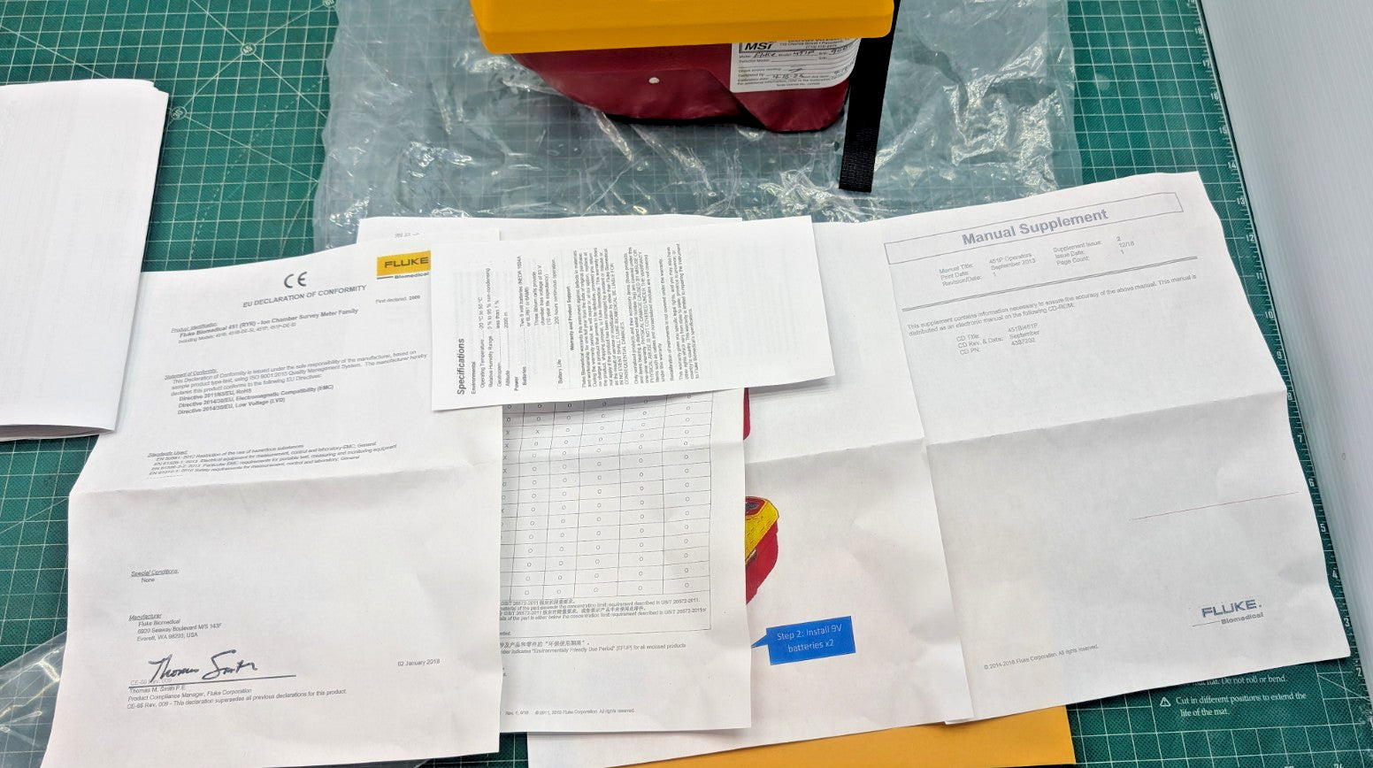 NEW! Fluke Inovision 451-P Ion Chamber 2026 Calibrated and NEVER USED 1yr Warr!