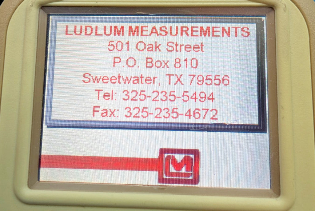 1x REPAIR Display Screen LUDLUM Ion Chamber 9DP 9DP-1 and Similar Cracks, Lights