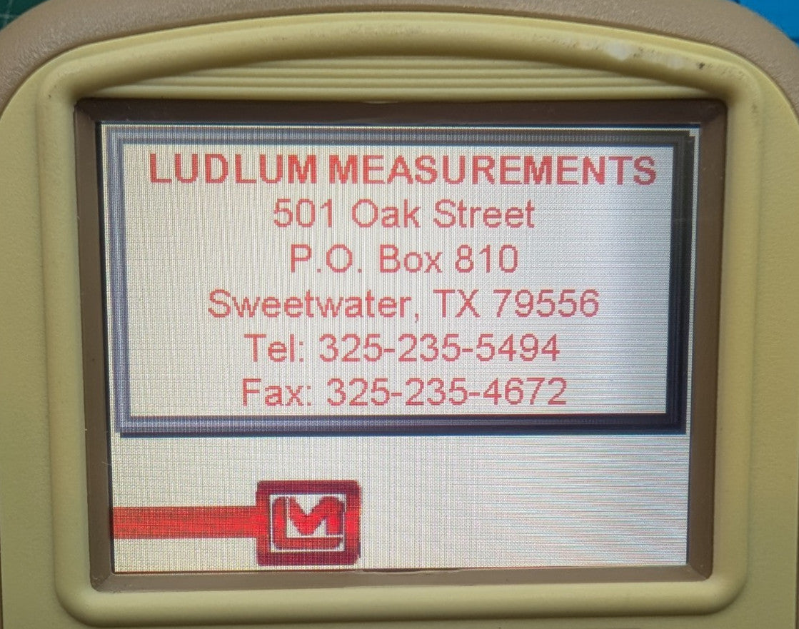 1x REPAIR Display Screen LUDLUM Ion Chamber 9DP 9DP-1 and Similar Cracks, Lights
