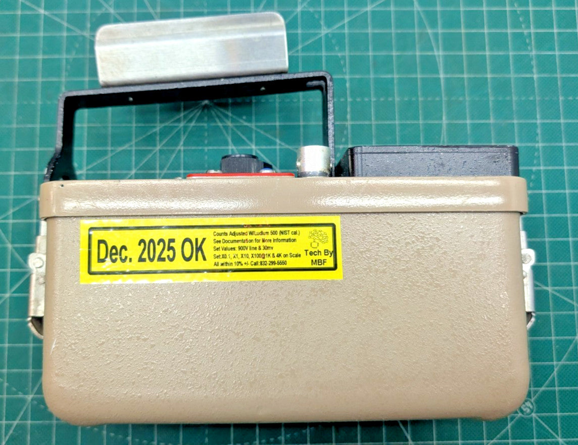 NIST 2025 Calibrated! Ludlum Model 3 + 44-6 Probe Guaranteed for 1 year!