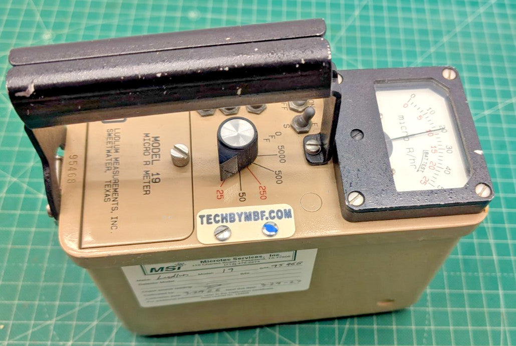 1x Guaranteed & 2026 Calibrated Ludlum Model 19 NaI Micro R Meter With Hard Case