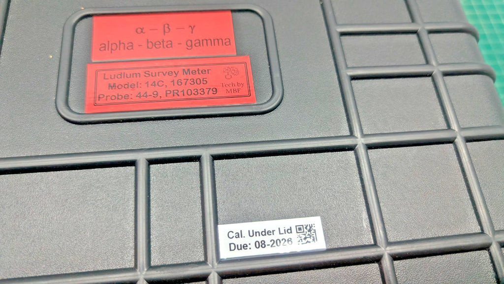 1x 2026 Calibrated Ludlum Model 14C with 44-9 and hard side case 1yr Guarantee!