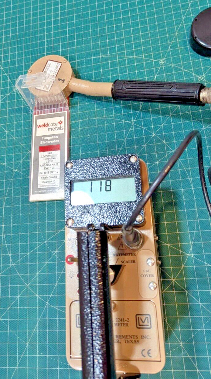 NORM Ludlum Model 2241-2 Digital Survey Meter 2x Probes + Case 2026 CALIBRATION!
