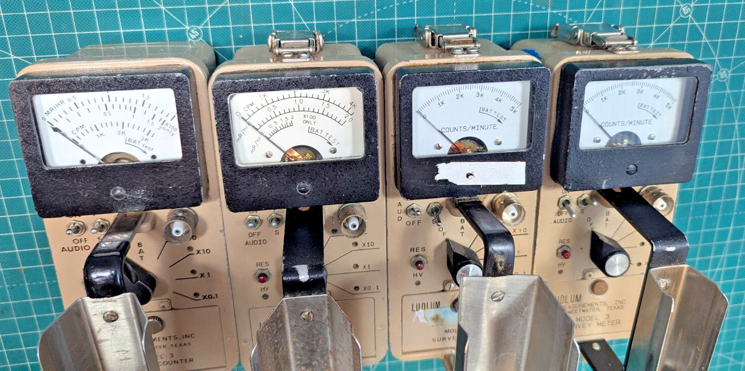 1st Gen. 1x Ludlum Model 3 Survey Meter, Verified, and GUARANTEED for 1 yr