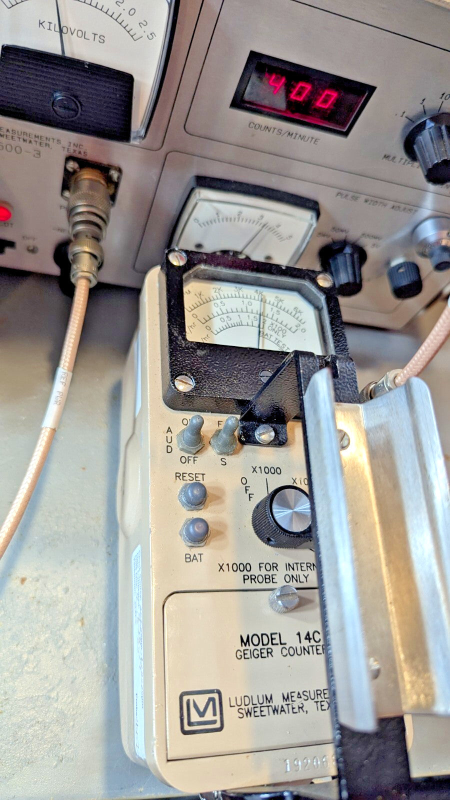 3rd Gen. 1x Ludlum Model 14C Survey Meter, Verified, and GUARANTEED for 1 yr