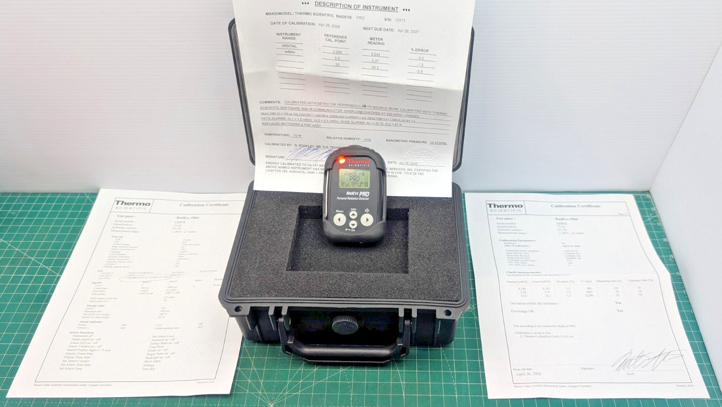 1x 2026 Calibrated Thermo RadEye PRD with All Menus UNLOCKED! 1 yr guarantee!