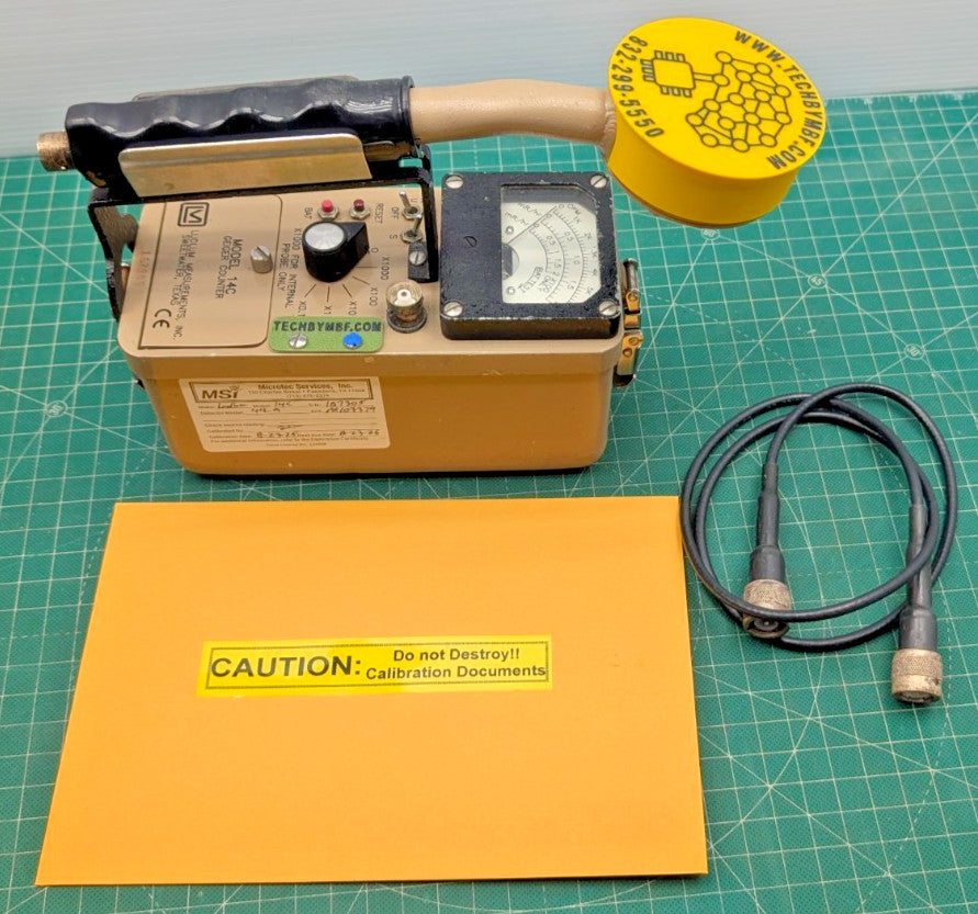 1x 2026 Calibrated Ludlum Model 14C with 44-9 and hard side case 1yr Guarantee!