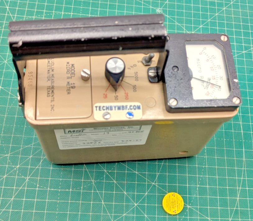 1x Guaranteed & 2026 Calibrated Ludlum Model 19 NaI Micro R Meter With Hard Case