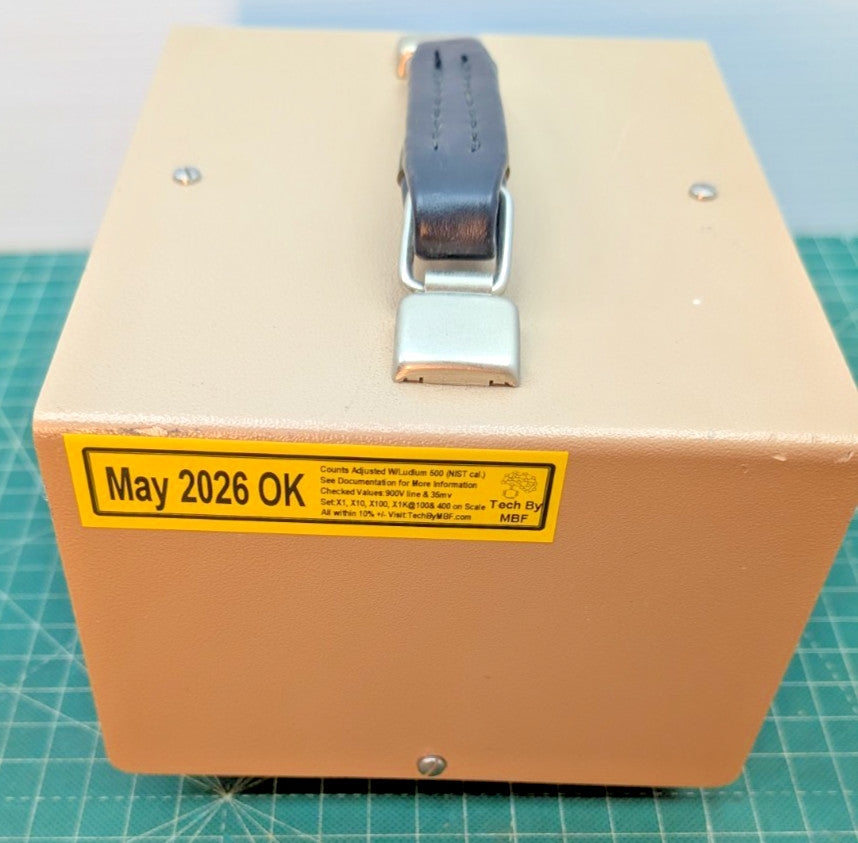 1x Ludlum Model 177-50 Bench Top Counter, NIST traceable Cal., 1 Year Guaranteed