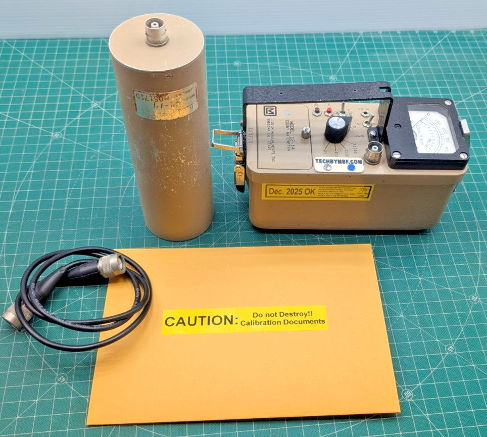 Ludlum Model 12-14 with GIANT 44-17 2025 CALIBRATION + 1yr guarantee!