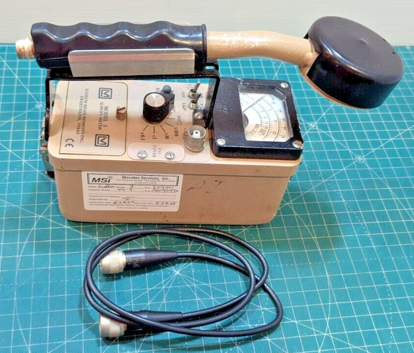 µSv Scale!! Guaranteed & 2026 Calibrated! Ludlum Model 3 + 44-9 Probe +Case