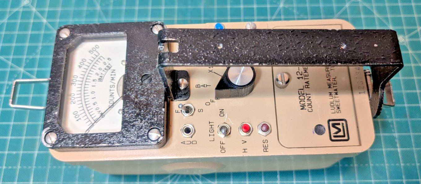 1x Ludlum Model 12 RateMeter, CALIBRATED, and GUARANTEED for 1 yr