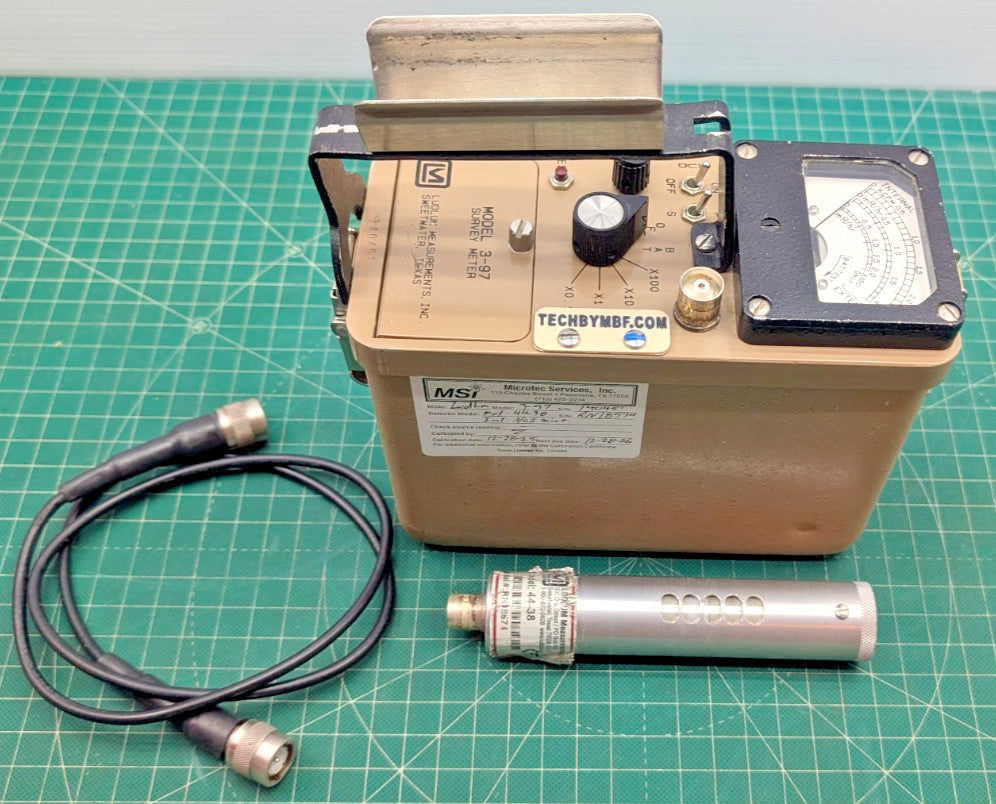 1x 2025 Calibrated Ludlum Model 3-97 Better Than Model 19 Meter With Hard Case