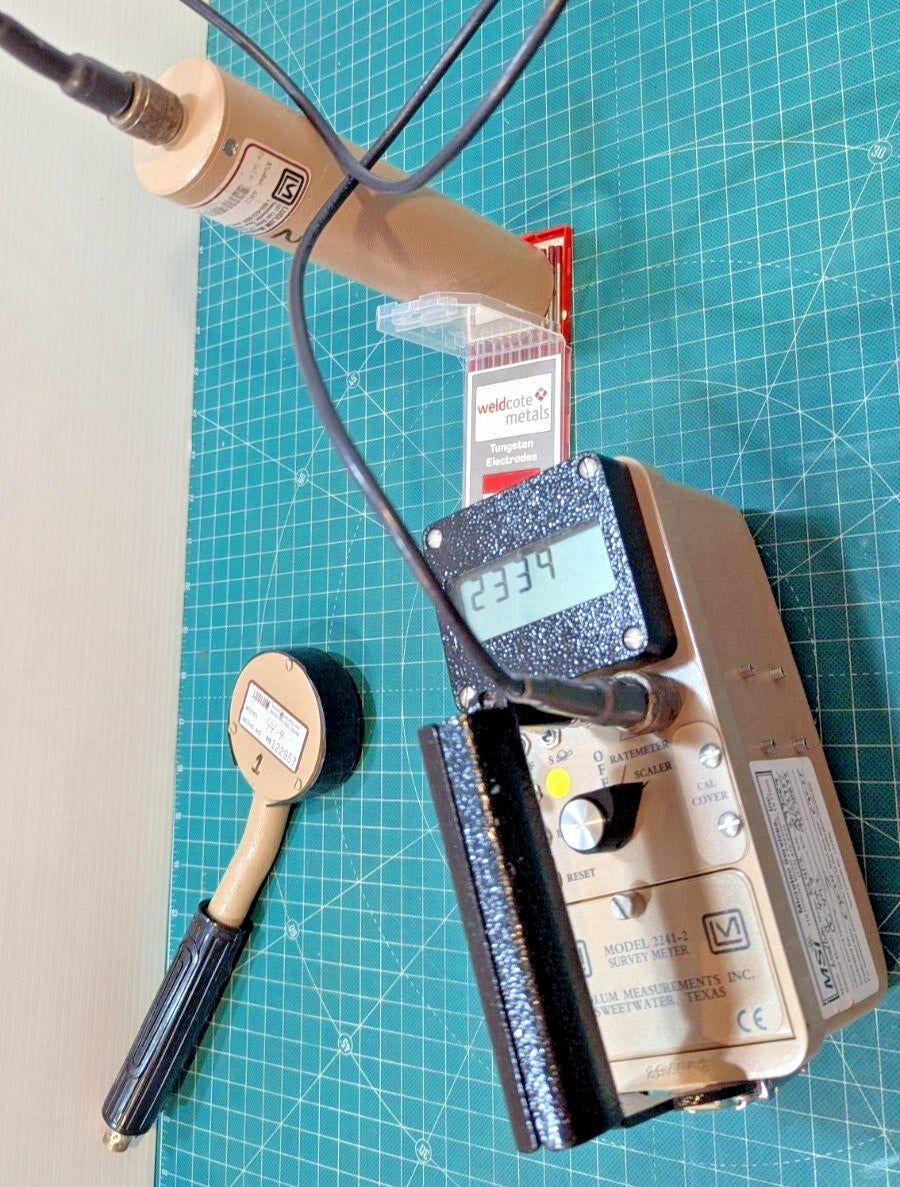 NORM Ludlum Model 2241-2 Digital Survey Meter 2x Probes + Case 2026 CALIBRATION!