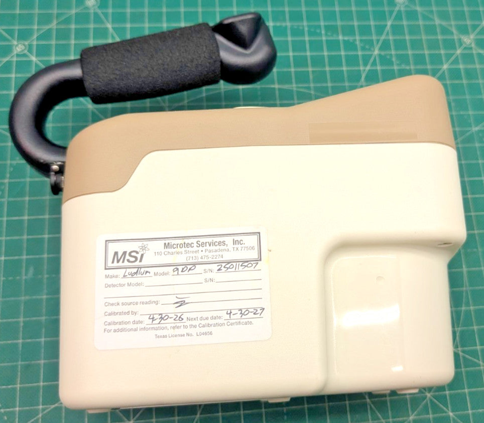 Ludlum 9DP Ion Chamber 2026 Calibrated Rechargeable Batt Hard case 1yr Warr!