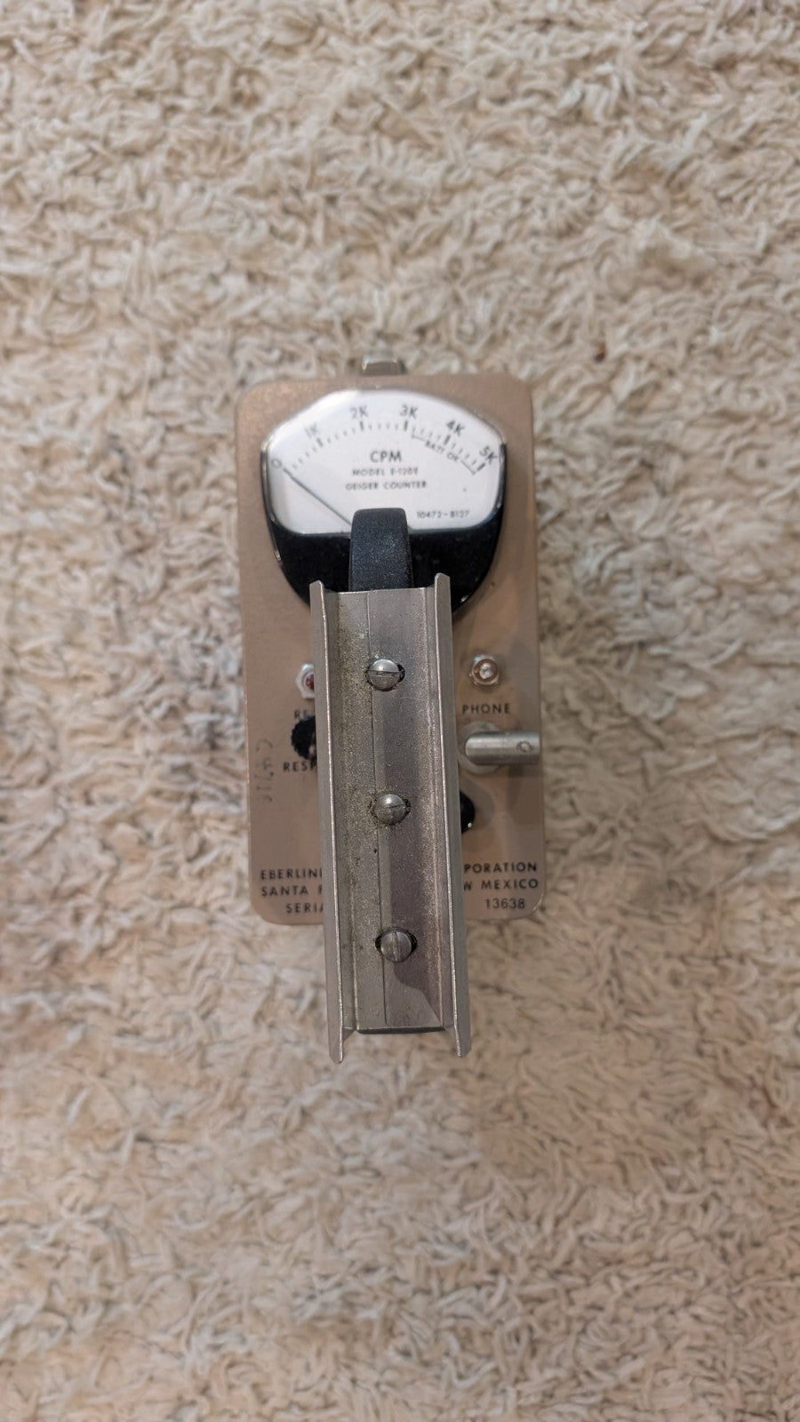 Eberline E-120 GM Survey Meter Tested and Working Guaranteed