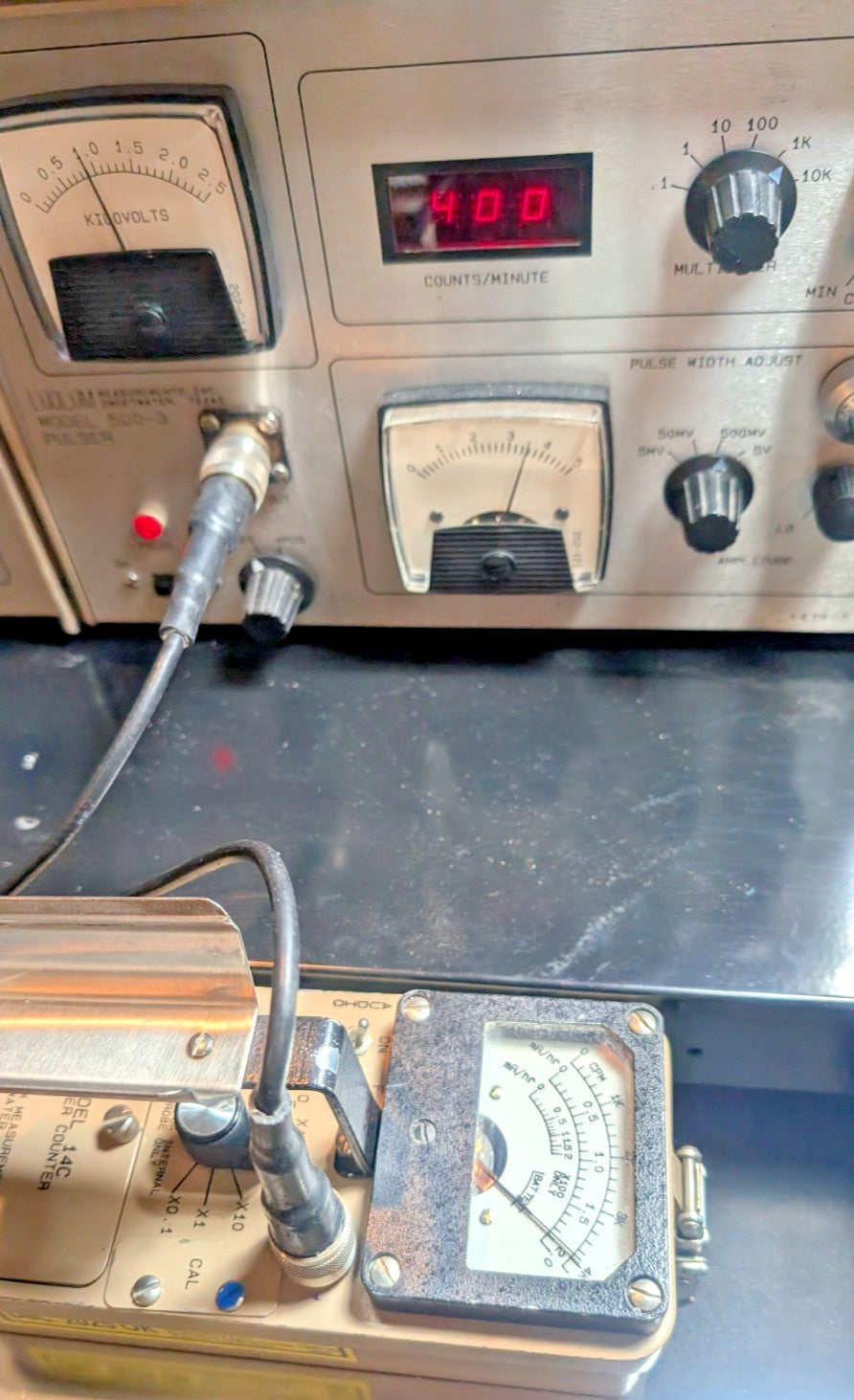 NIST 2025 Calibrated! Ludlum Model 14C + 44-7 Probe Guaranteed for 1 year!
