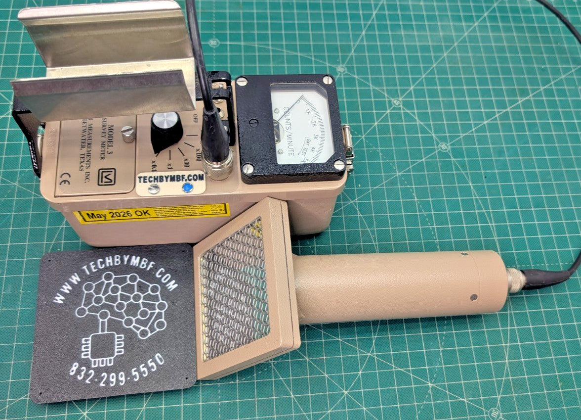 Alpha Meter Ludlum Model 3 + 43-65  2026 CALIBRATION!